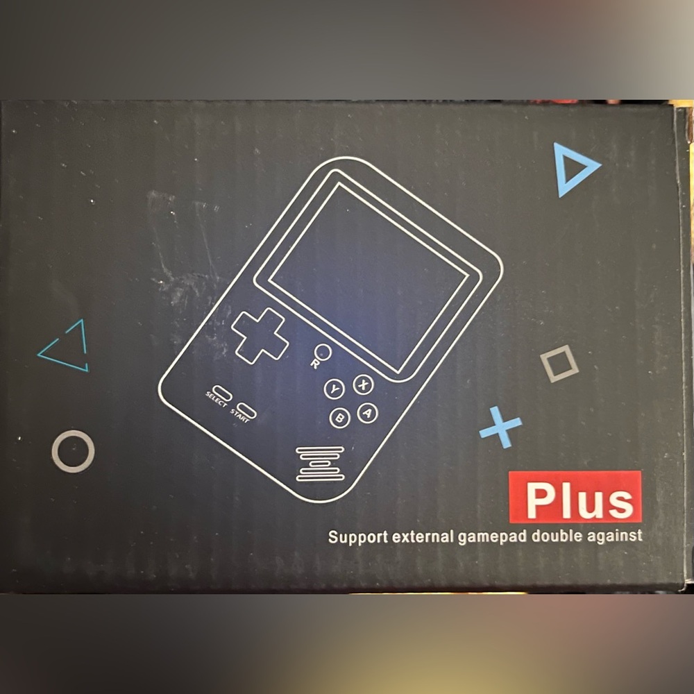 Portable Retro Gaming Console - Black